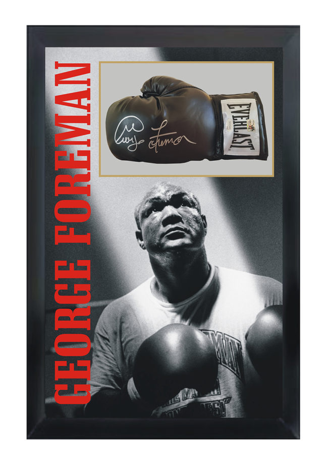 George Foreman Signed Boxing Glove