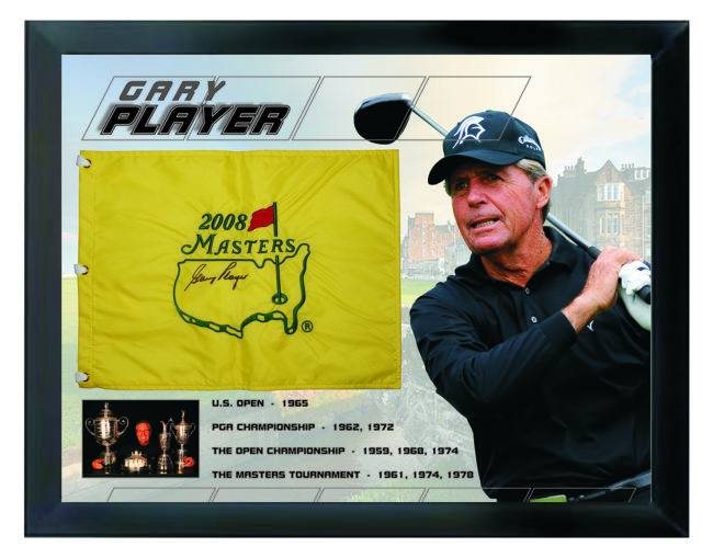 Gary Player Signed US Masters Flag