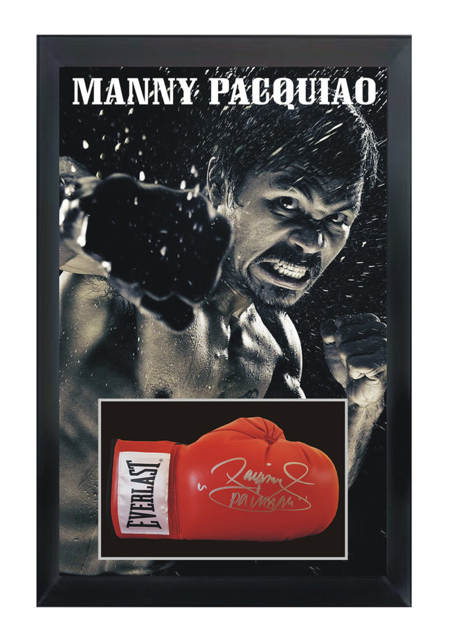 Manny Pacquiao Signed Boxing Glove