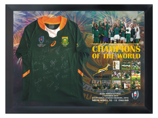Springbok 2019 World Cup Winning Team Signed Jersey