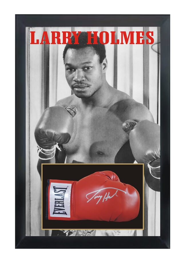 Larry Holmes Signed Boxing Glove