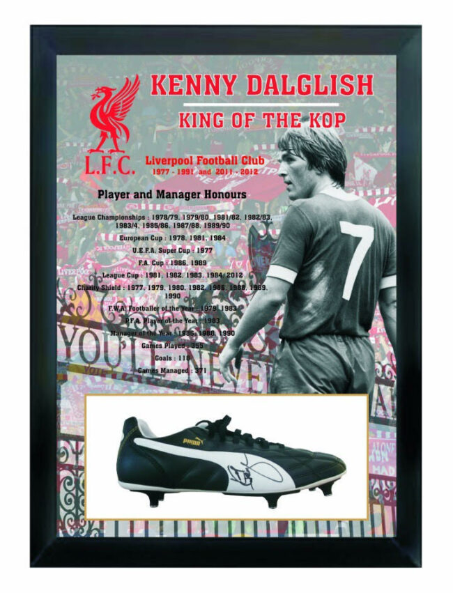 Kenny Dalglish Signed Football Boot