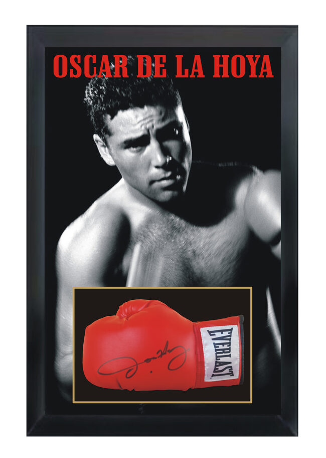 Oscar De La Hoya Signed Boxing Glove