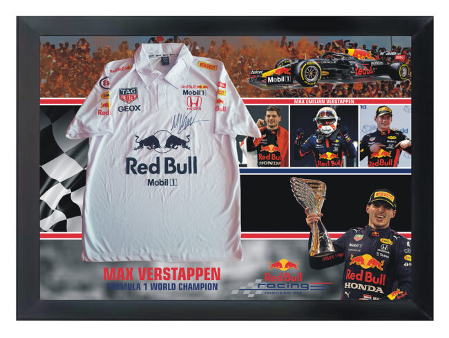 Max Verstappen Signed Red Bull Racing Shirt