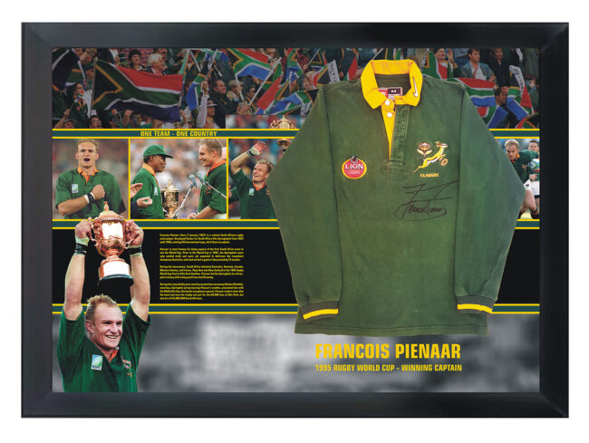 Francois Pienaar Signed Springbok Jersey