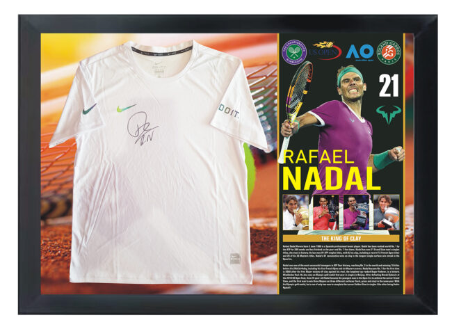 Rafael Nadal Signed Tennis Shirt