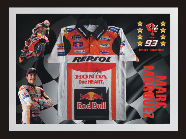 Marc Marquez Signed Honda Factory Racing Shirt