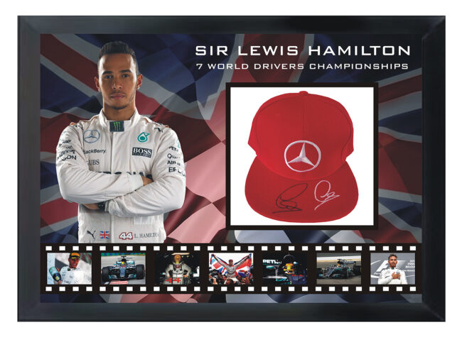 Lewis Hamilton Signed Mercedes F1 Team Signed Cap