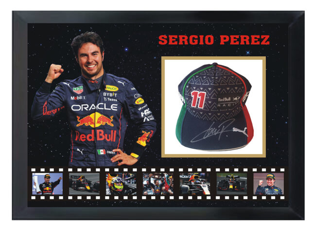 Sergio Perez Signed Red Bull Racing Cap
