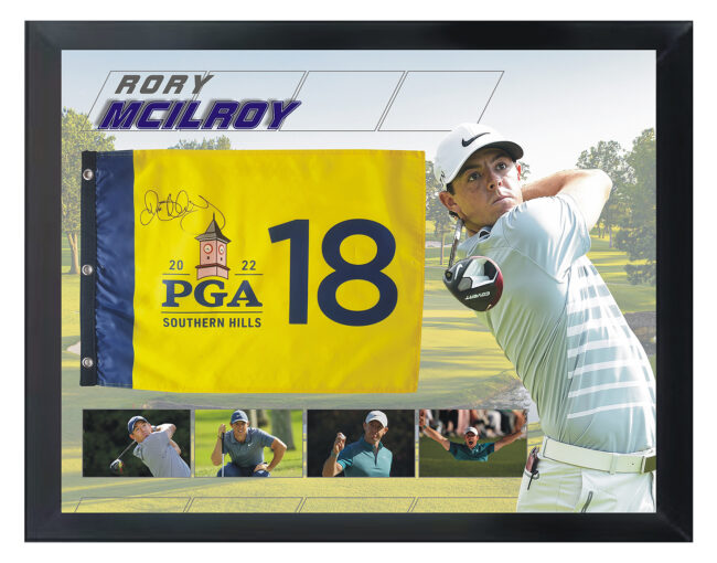 Rory McIlroy Signed PGA Championship Flag