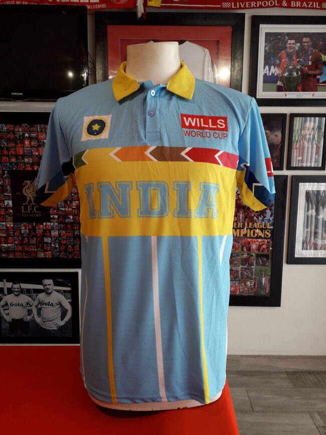 Alternative view of India - Sachin Tendulkar Signed Shirt