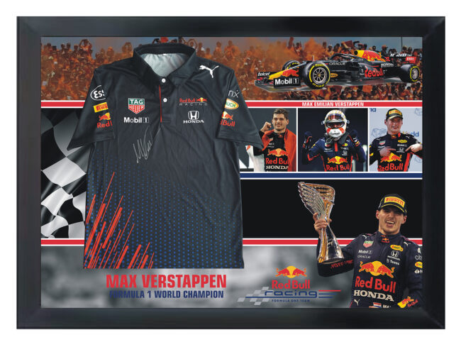 Max Verstappen Signed Red Bull Racing Shirt