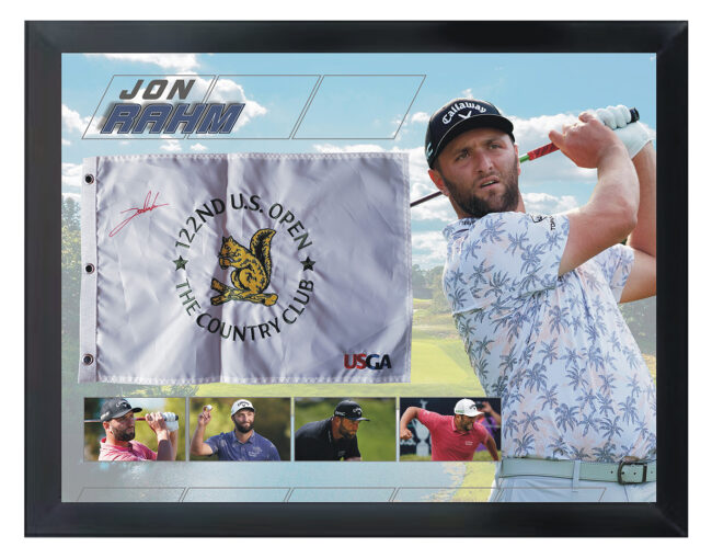 Jon Rahm Signed US Open Flag