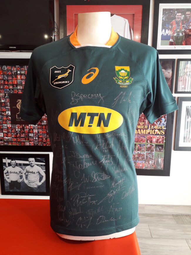 Springbok 2021 Team Signed Home Shirt vs British and Irish Lions
