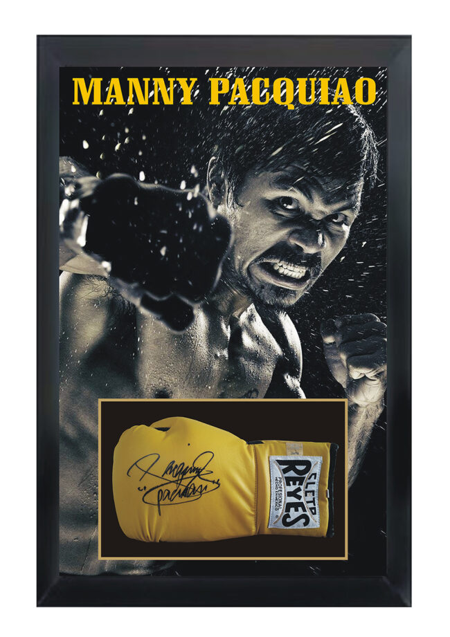 Manny Pacquiao Signed Boxing Glove