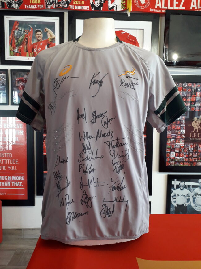 Springbok 2016 Signed Player Issue Training Shirt