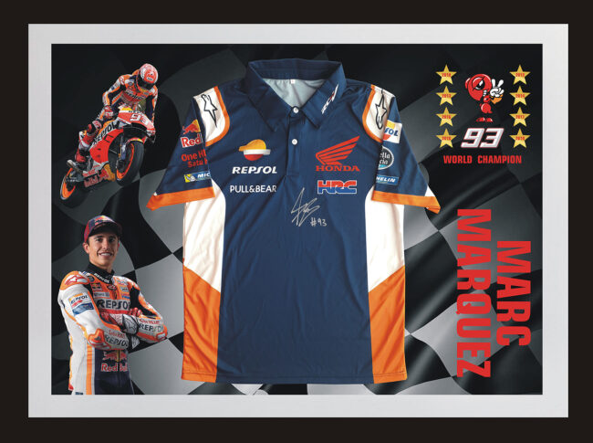 Marc Marquez Signed Honda Factory Racing Shirt