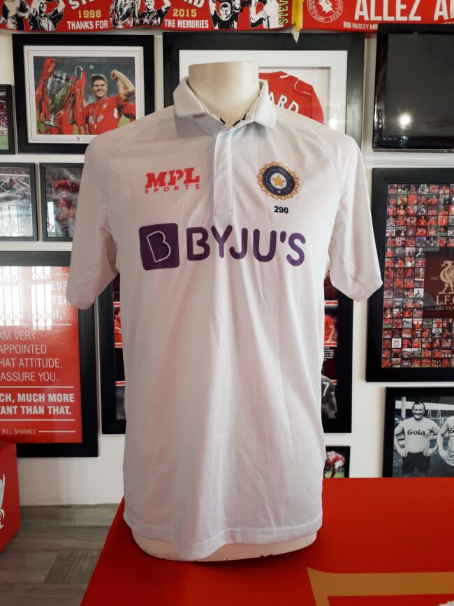 Alternative view of India - Jasprit Bumrah Match Used Test Shirt
