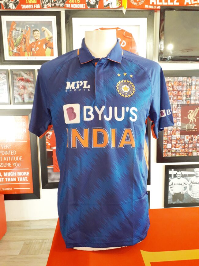Alternative view of India - Jasprit Bumrah Match Used ODI Shirt