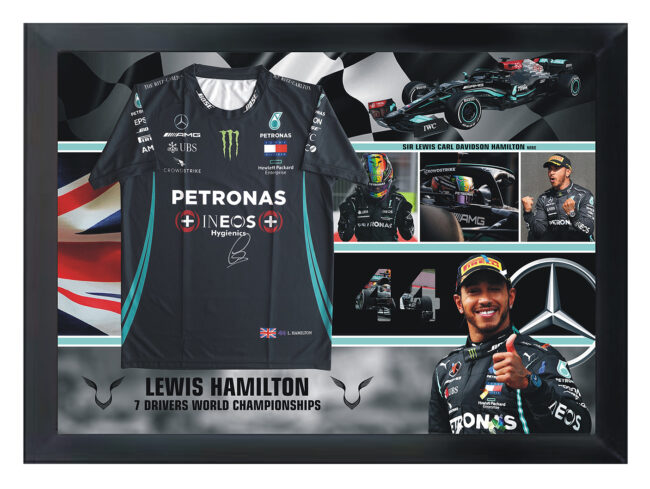 Lewis Hamilton Signed Mercedes F1 Team Signed Shirt