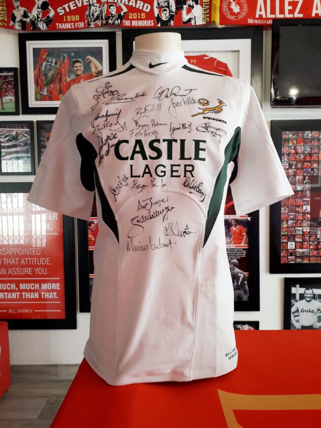 Springbok 2004 Team Signed Away Shirt #24