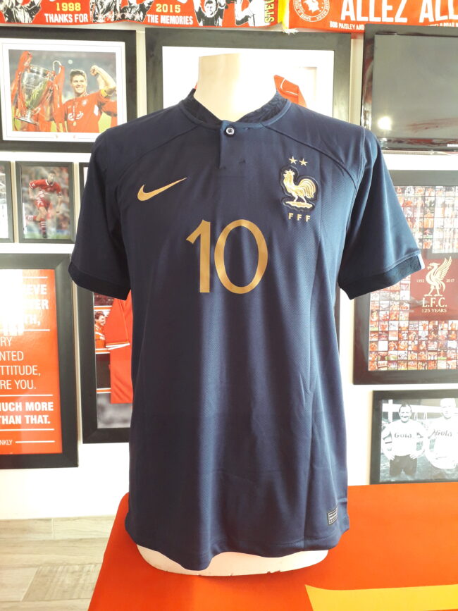 Alternative view of France - Kylian Mbappé Signed Shirt