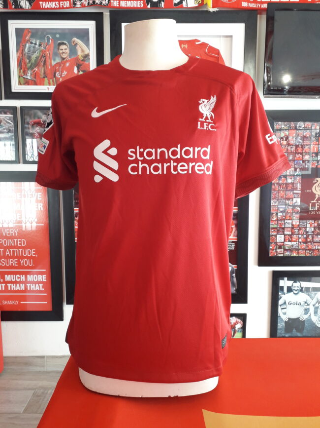 Alternative view of Liverpool - Darwin Núñez Signed Shirt