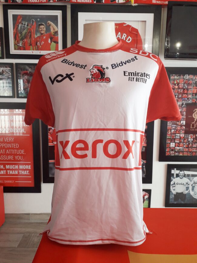 Alternative view of Lions 2021 Dan Kriel Match Used Shirt #12