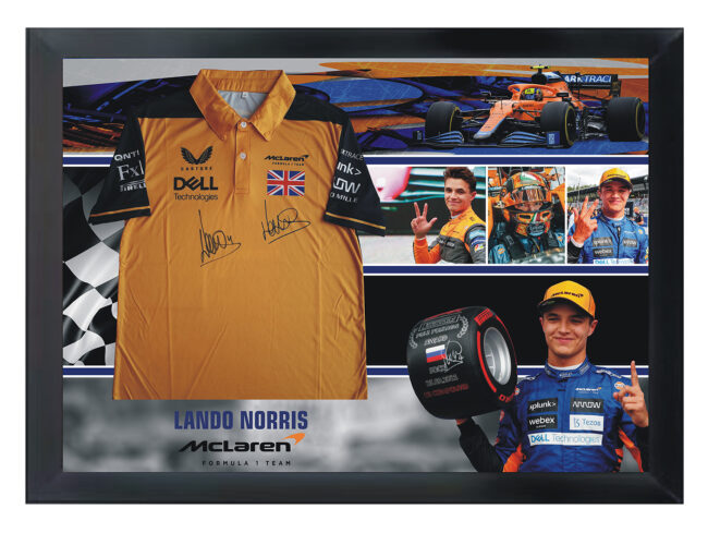 Lando Norris Signed McLaren F1 Team Signed Shirt