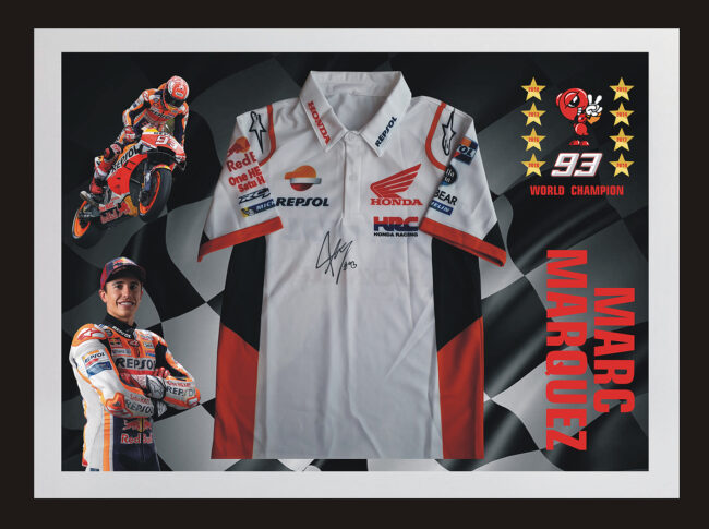 Marc Marquez Signed Honda Factory Racing Shirt