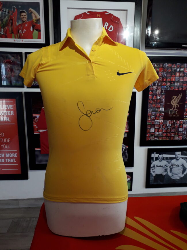 Serena Williams Signed Tennis Shirt