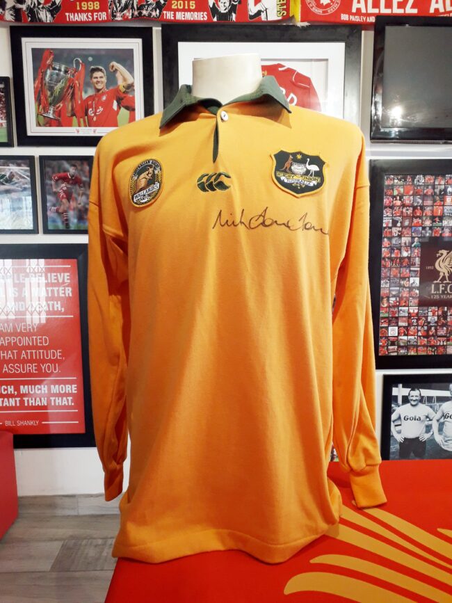 IRB Rugby World Cup Winning Captain 1991 - Nick Farr-Jones - Australia Signed Jersey