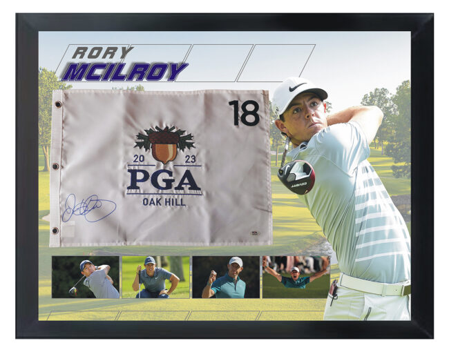 Rory McIlroy Signed 2023 PGA Championship Flag