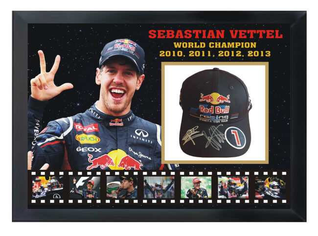 Sebastian Vettel Signed Red Bull Racing Cap
