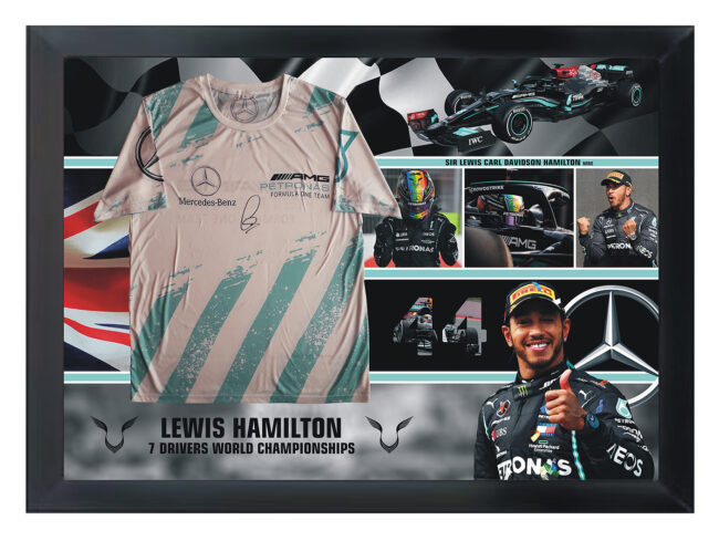 Lewis Hamilton Signed Mercedes F1 Team Signed Shirt