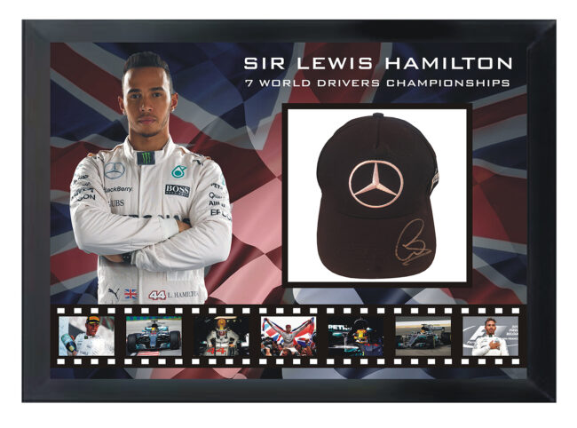 Lewis Hamilton Signed Cap