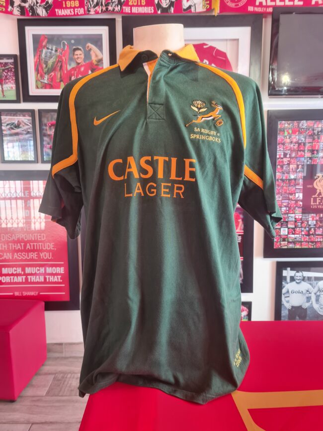 Alternative view of Springbok 2001 Match Worn - Butch James #10 Jersey