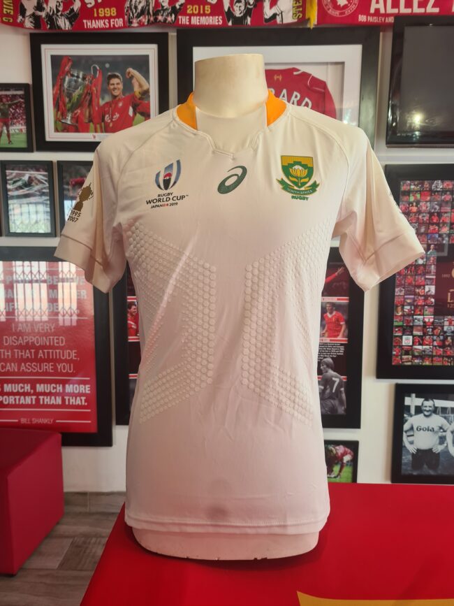 Alternative view of Springbok 2019 Rugby World Cup Away Blood Jersey