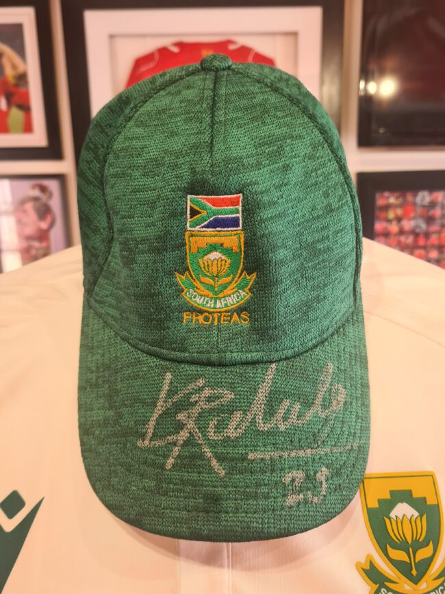 South Africa - Kagiso Rabada Signed Match Used ODI Cap