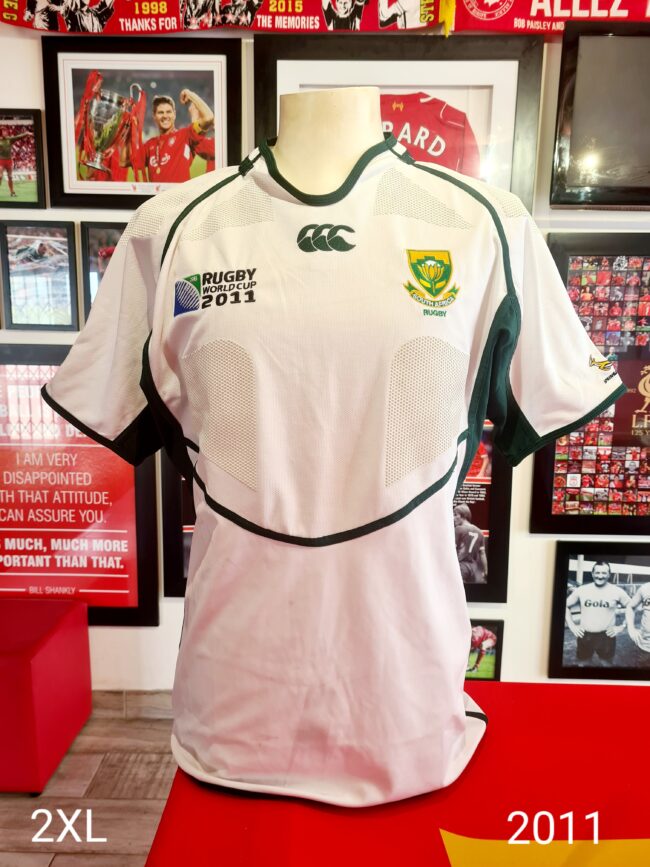 Springbok 2011 Rugby World Cup Player Issue Away Jersey