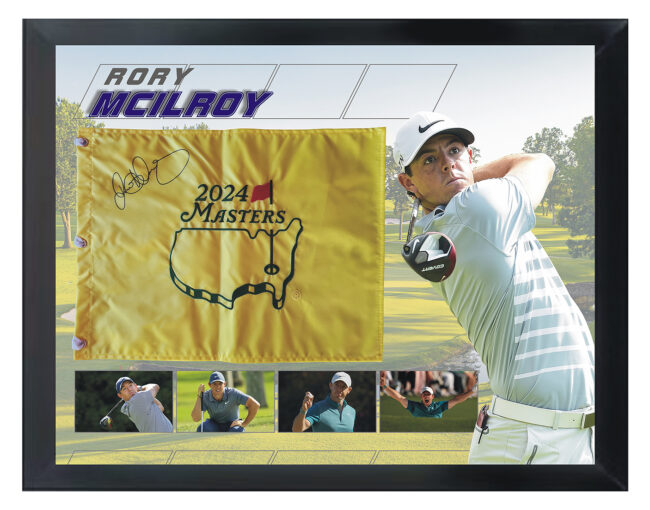 Rory McIlroy Signed 2024 US Masters Flag