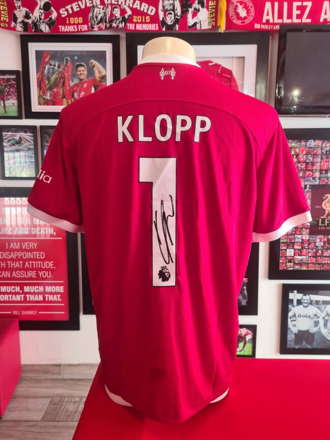 Liverpool - Jurgen Klopp Signed Shirt