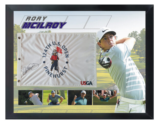Rory McIlroy Signed 2024 US Open Flag
