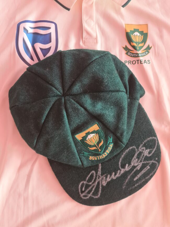 South Africa - Herschelle Gibbs Test Cap Signed