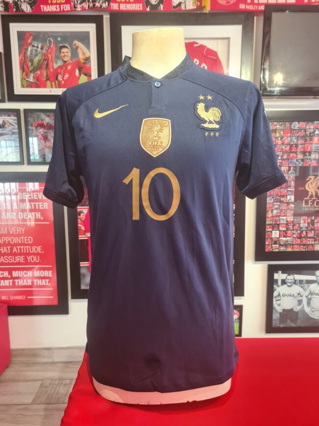 Alternative view of France - Kylian Mbappé Signed Shirt