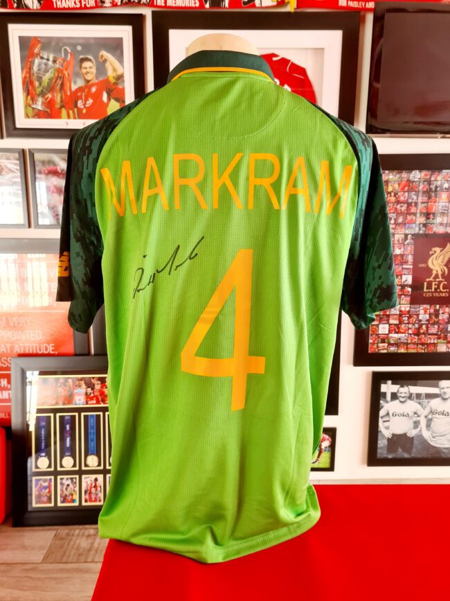 South Africa - Aiden Markram Signed T20 Shirt