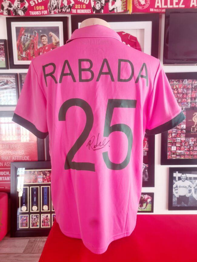 South Africa - Kagiso Rabada Signed ODI Shirt