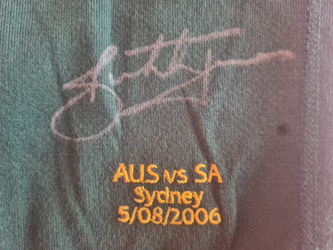 Alternative view of Springbok Match Used Jersey - Butch James #10