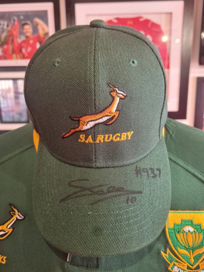 Springbok 2024 Cap Signed by Sacha Feinberg-Mngomezulu