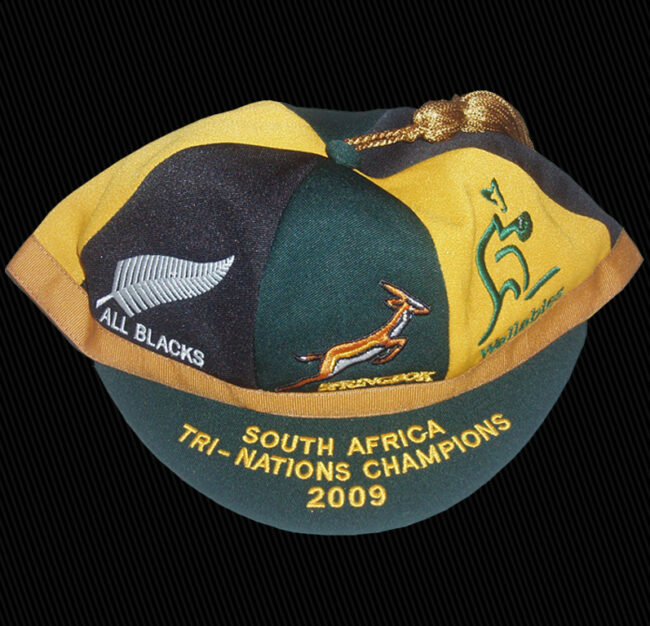 Springbok 2009 Tri Nations Winners Player Issue Cap